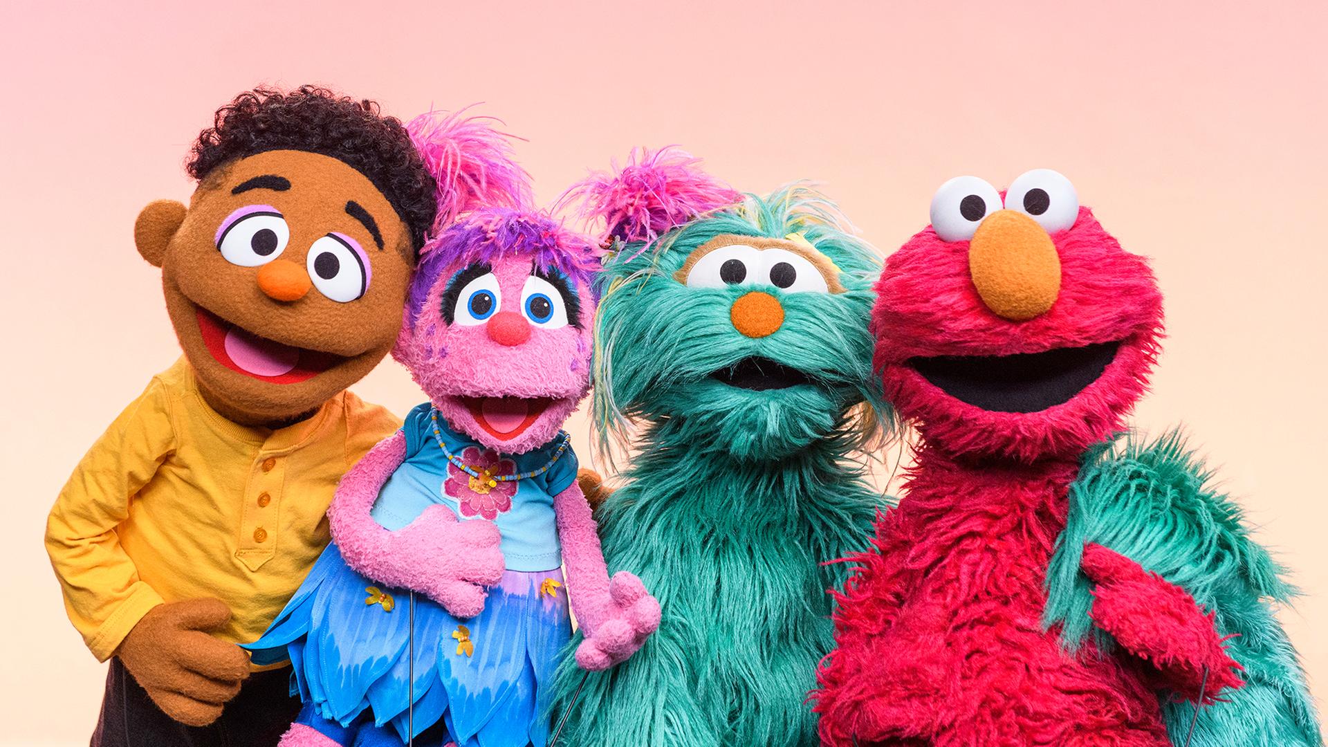 Wes, Abby, Rosita und Elmo aus der Sesamstraße. | picture alliance/dpa/Sesame Work