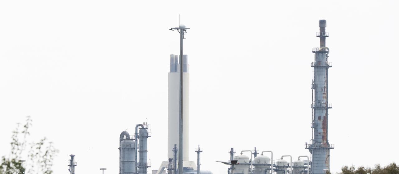 Übersicht über das BASF-Stammwerk in Ludwigshafen