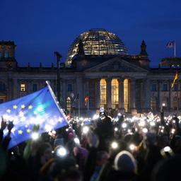 Demonstration gegen rechts in Berlin am 21.1.2024