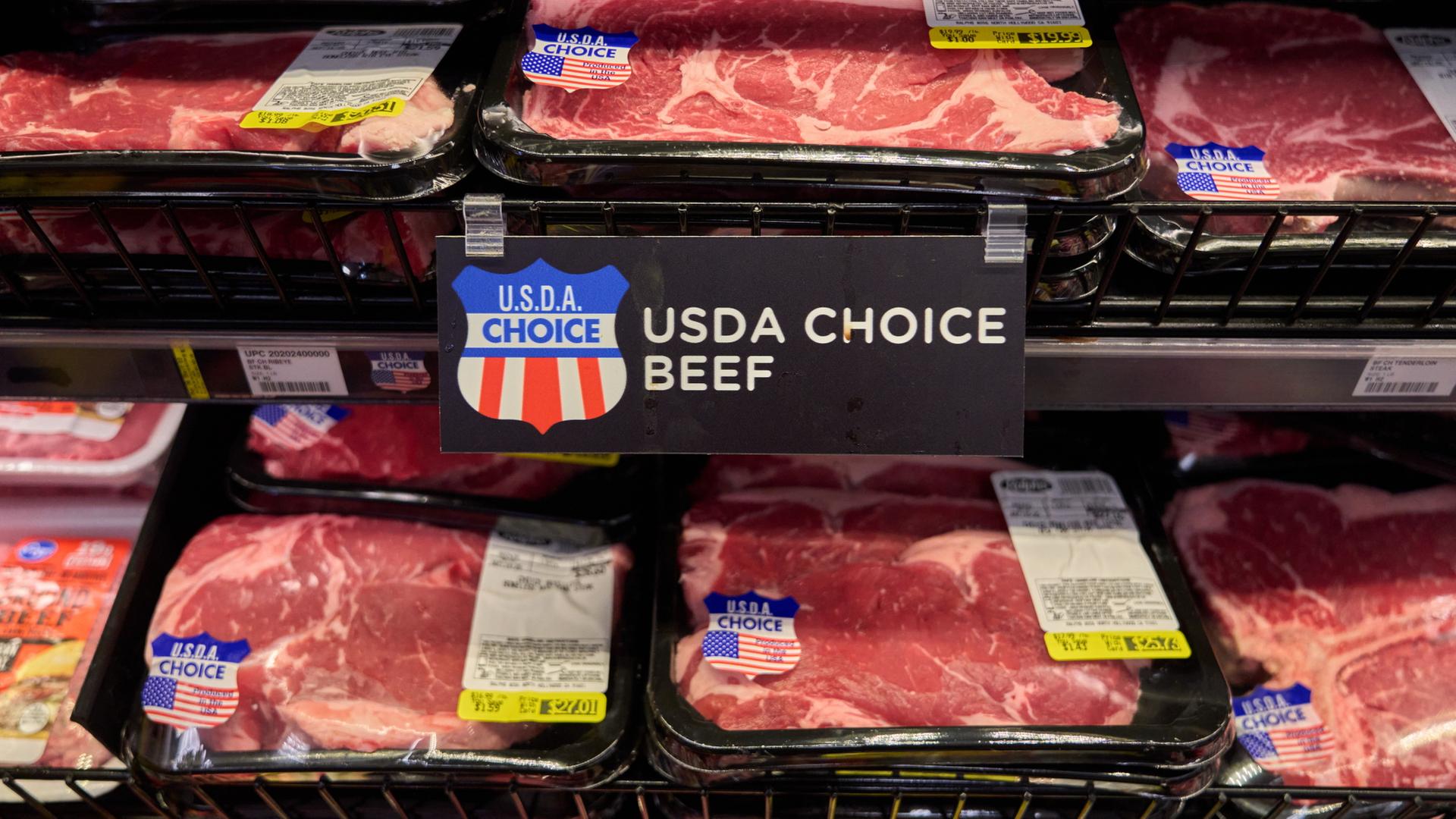 Fleischtheke in einem US-Supermarkt | EPA