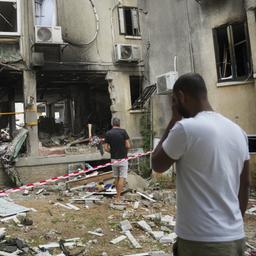 Ein Wohnhaus in Ashkelon nach Raketenbeschuss aus dem Gazastreifen.