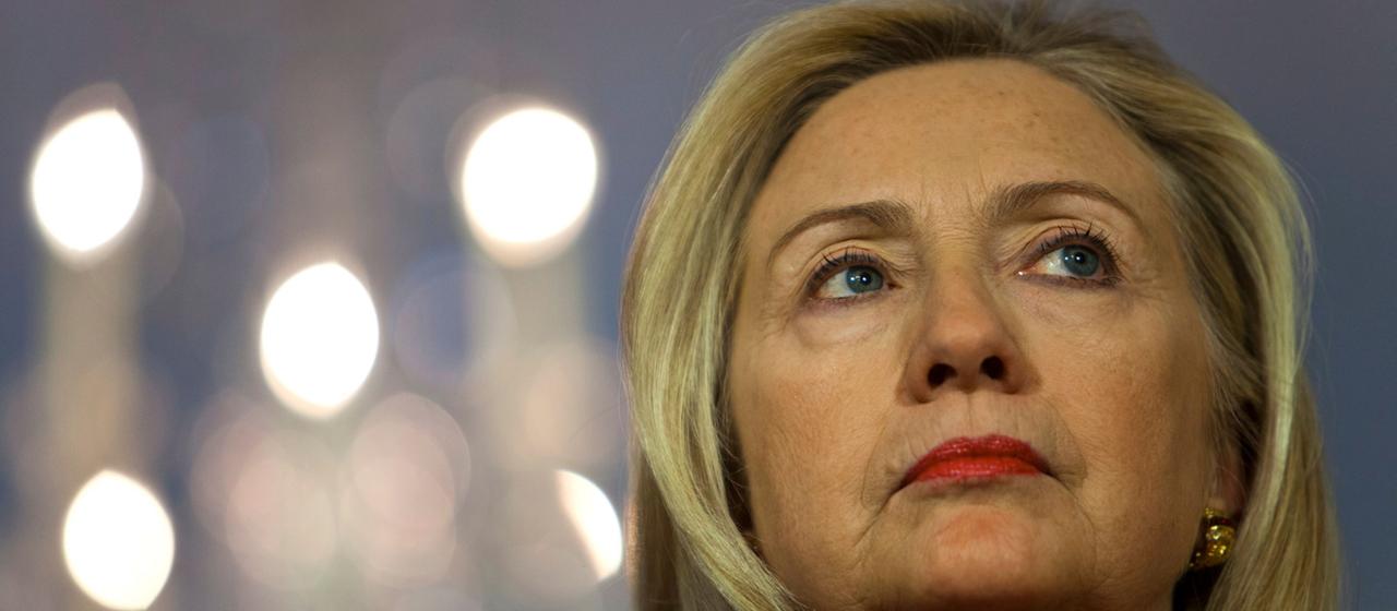 Die ehemalige US-Außenministerin und Präsidentschaftskandidatin Hillary Clinton.