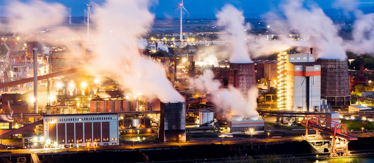 Vista aérea de la sede de Salzgitter AG.