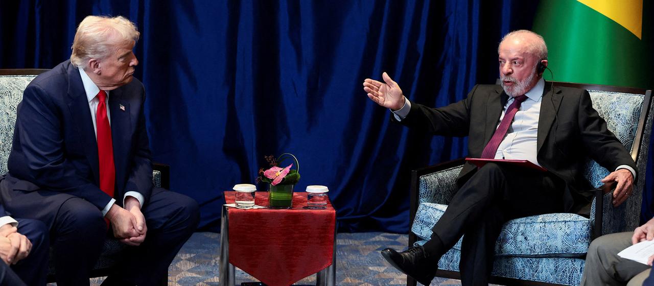 Donald Trump und Lula da Silva (Archivbild: 06.10.2025)