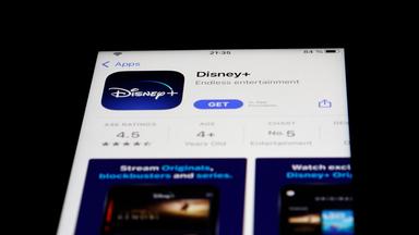 Disney Plus-App auf einem Smartphone.