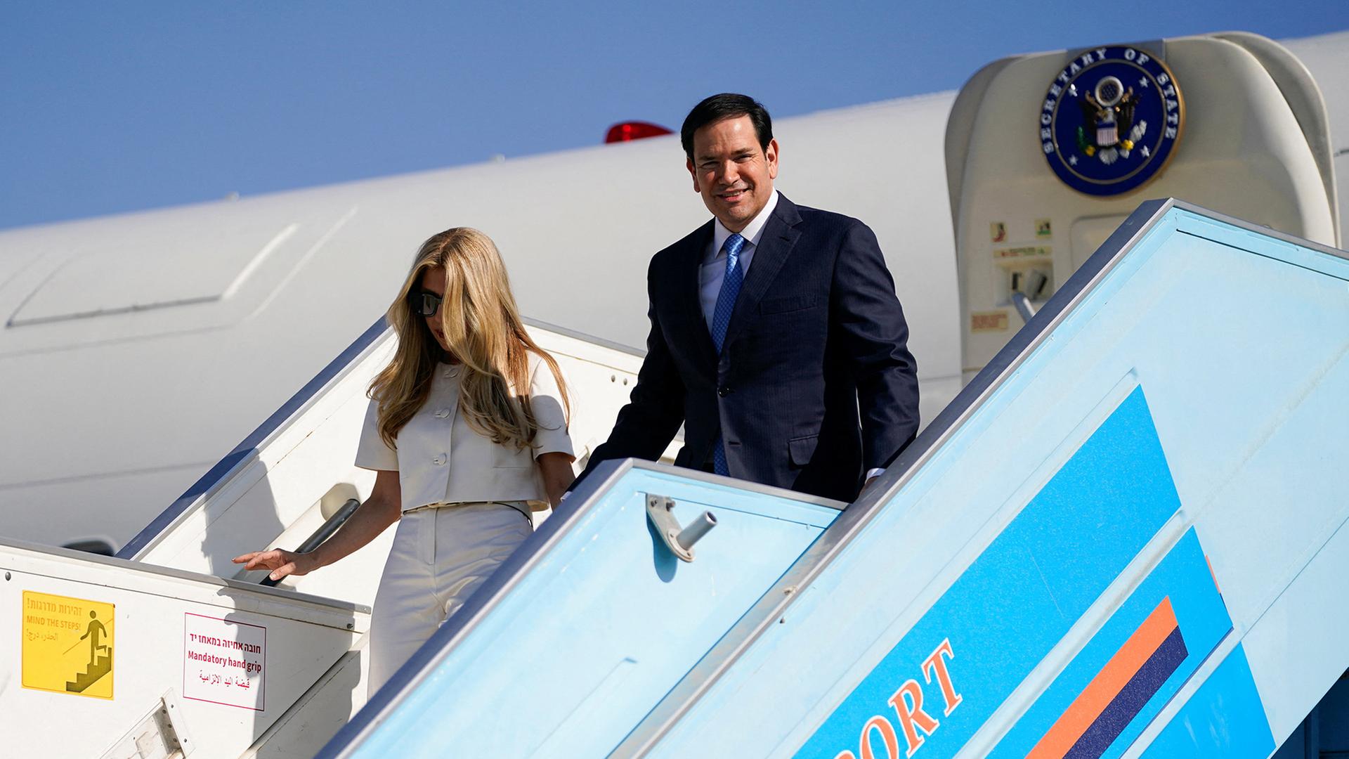 Marco Rubio und Jeanette Dousdebes | REUTERS
