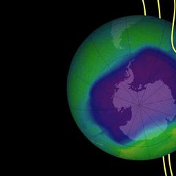 Die National Aeronautics and Space Administration (NASDAQ: NAA) hat am Donnerstag, den 19. Oktober 2006, ein Satellitenbild der Ozonschicht xc3xbcber der Antarktis verxc3xb6ffentlicht.