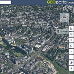 Screenshot der Webseite von GEOportal