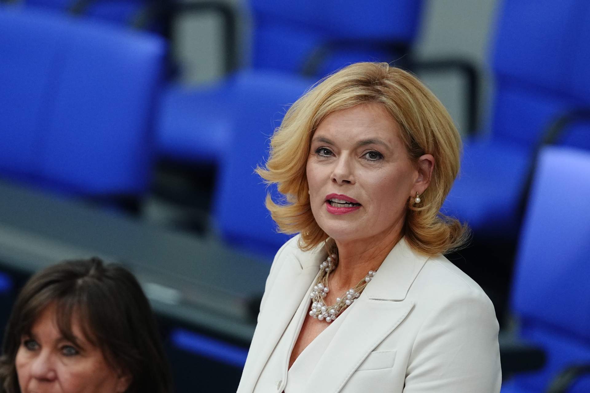 Julia Klöckner nach ihrere Wahl zur Bundestagspräsidentin.