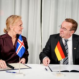 Boris Pistorius und Þorgerður Gunnarsdótti