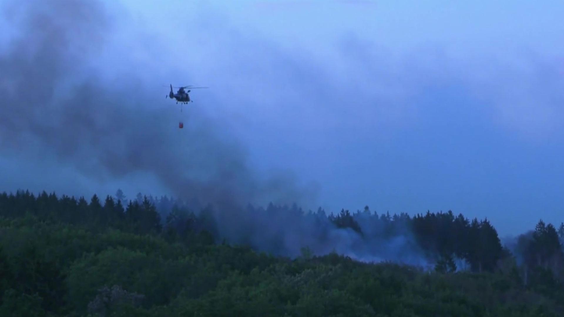 Evakuierung wegen Waldbrand in der Eifel