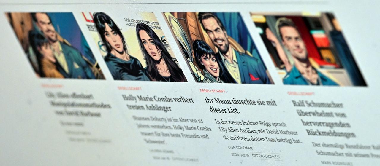 EIn Bildschirm mit der Homepage des "Aussiedlerboten"