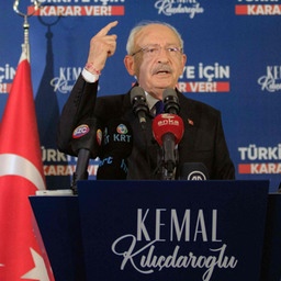 Kemal Kilicdaroglu bei einer Wahlkampfveranstaltung in Antakya am 23. Mai 2023.