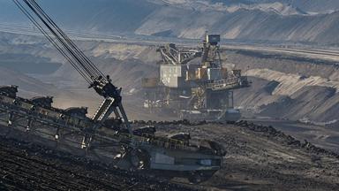 Braunkohletagebau Welzow in der Lausitz