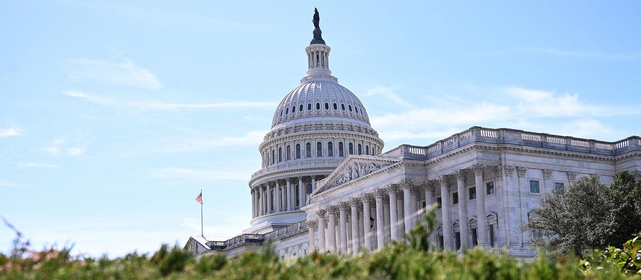 Das US-amerikanische Kongressgebäude in Washinton, D.C.