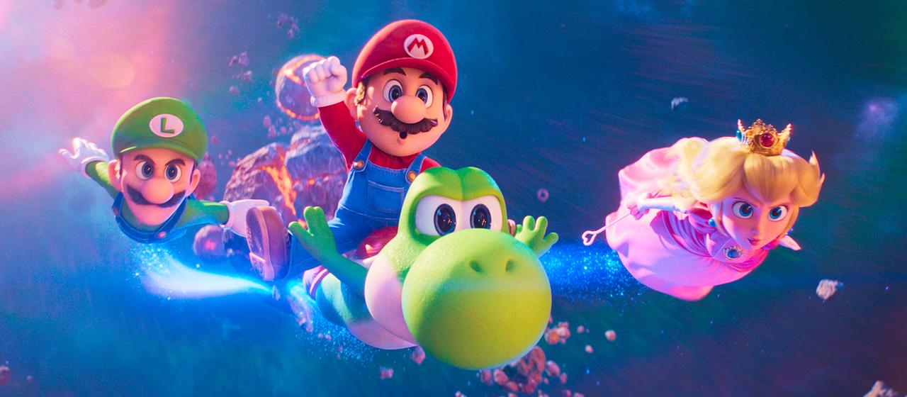 Szene aus den Film "Super Mario Galaxy".