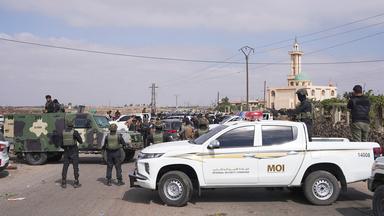 Strassenkontrolle in der Region Suwaida, Syrien