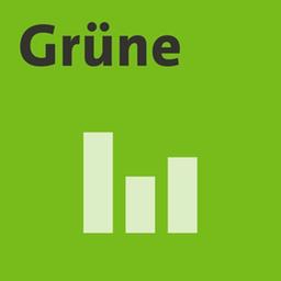 Grünen-Logo mit Balkengrafik