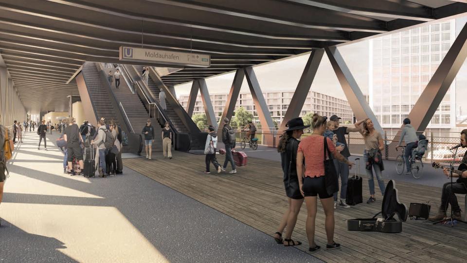 Hamburg: Verlängerung der U4 auf den Grasbrook: Entwurf steht ...