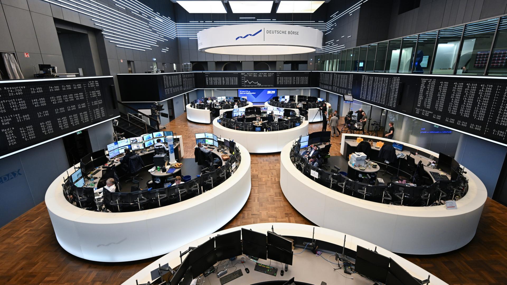 Blick in die Frankfurter Börse | dpa