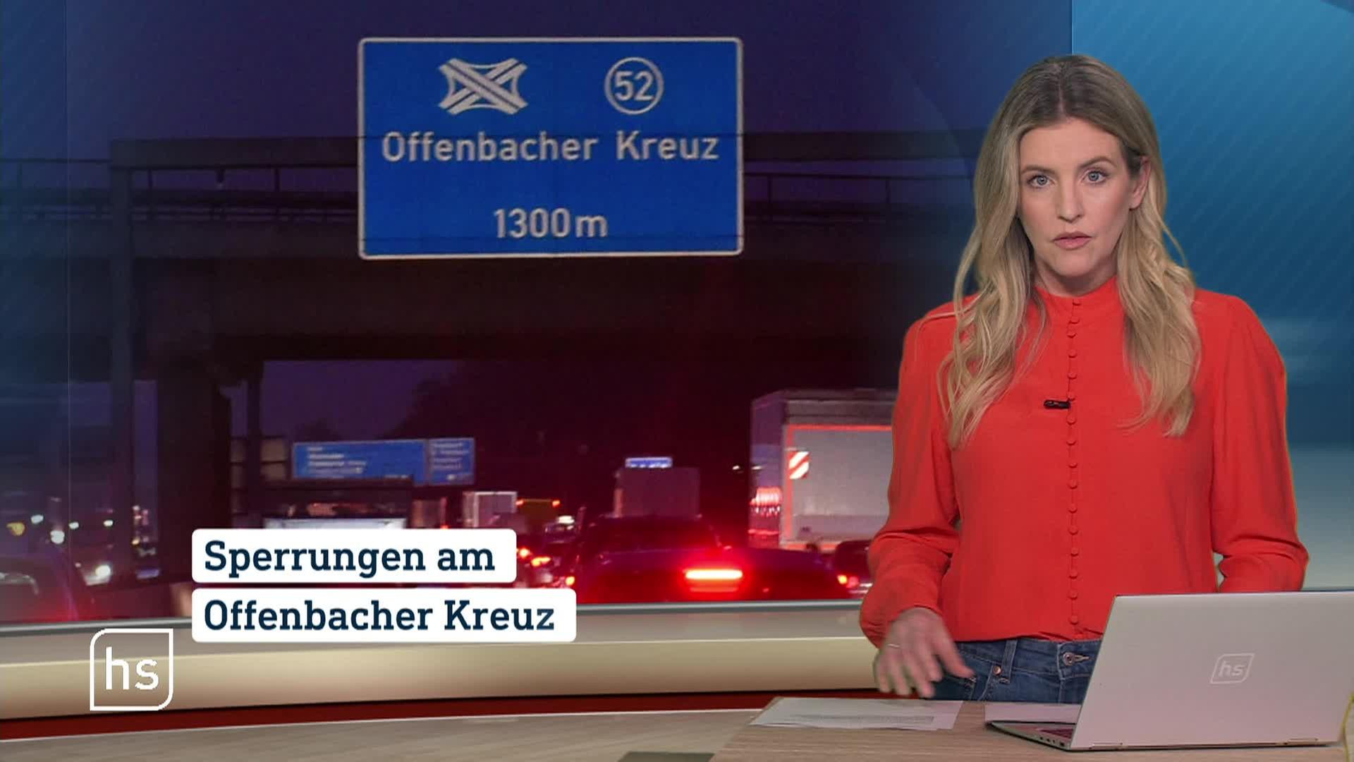 Sperrungen am Offenbacher Kreuz wegen Instandsetzung | tagesschau.de