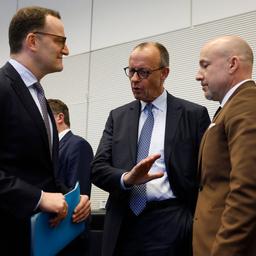 Jens Spahn, Friedrich Merz und Alexander Hoffmann