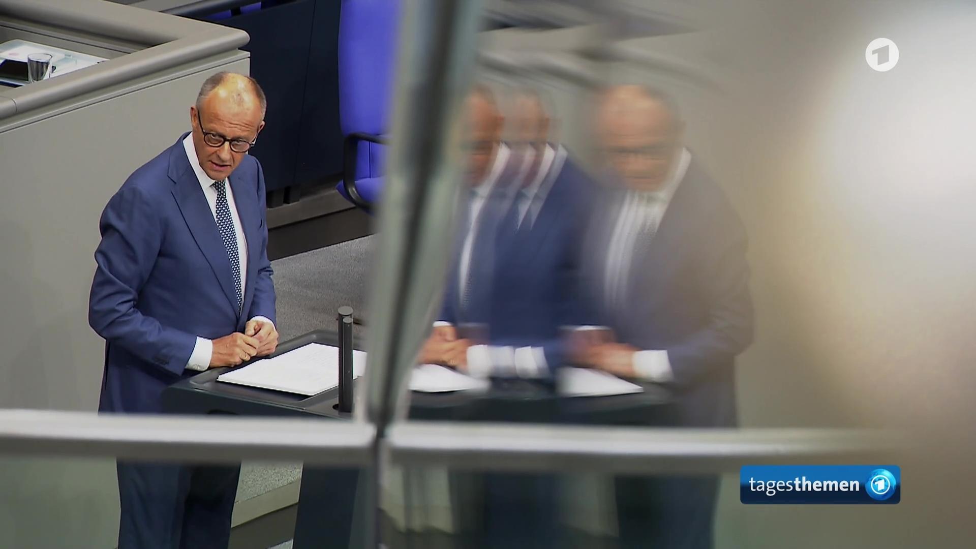 Emotionale und hitzige Generaldebatte im Bundestag zwischen Weidel und Merz