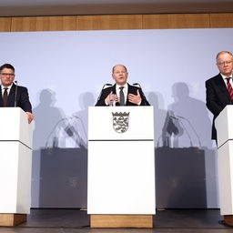 Boris Rhein, Olaf Scholz und Stephan Weil