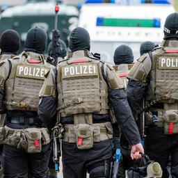 Polizisten des Spezialeinsatzkommandos (SEK) 
