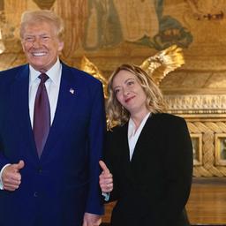  Donald Trump und Giorgia Meloni