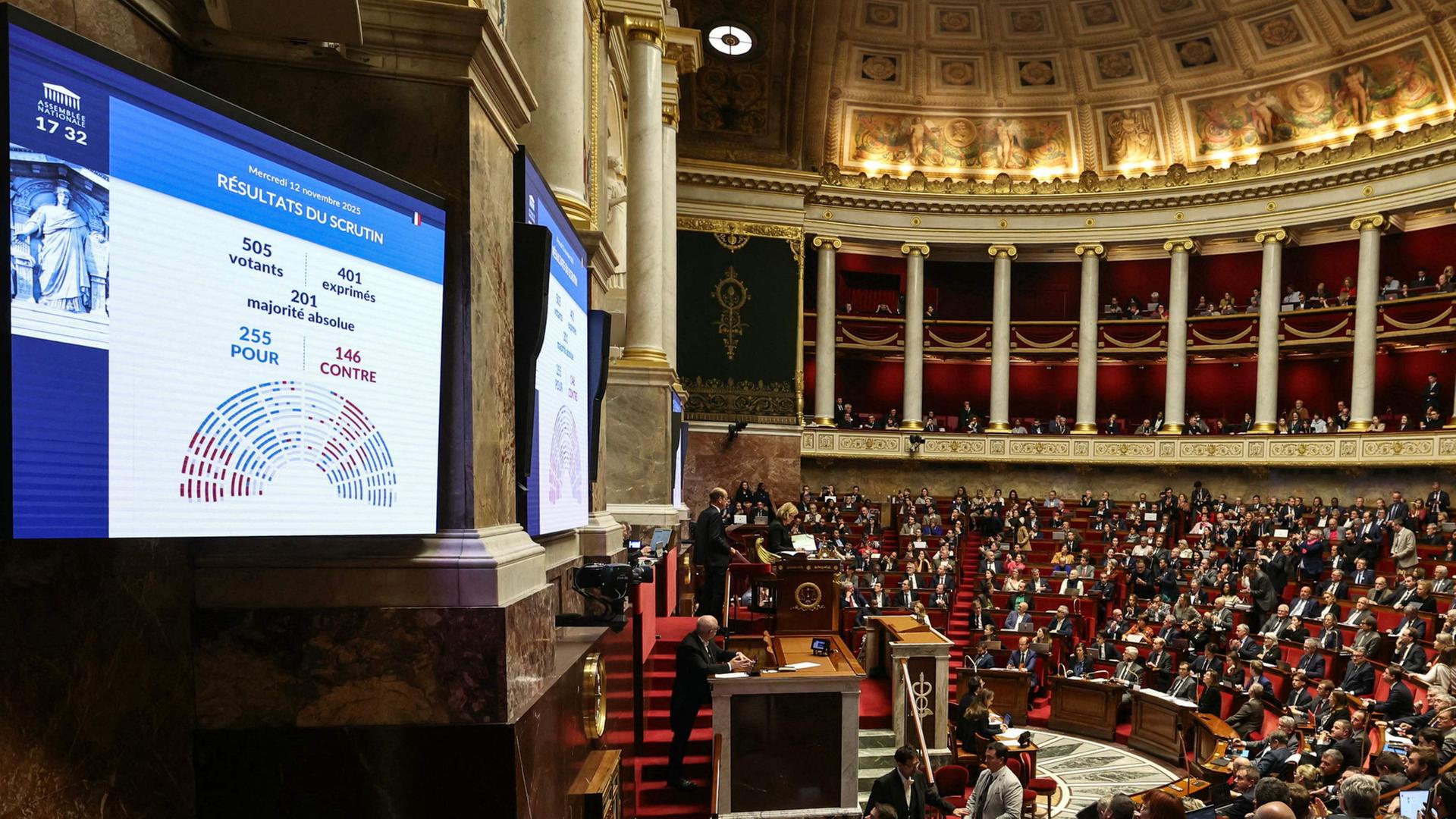 Abstimmung in der Nationalversammlung | AFP