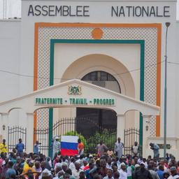Parlamentsgebäude in der nigrischen Hauptstadt Niamey