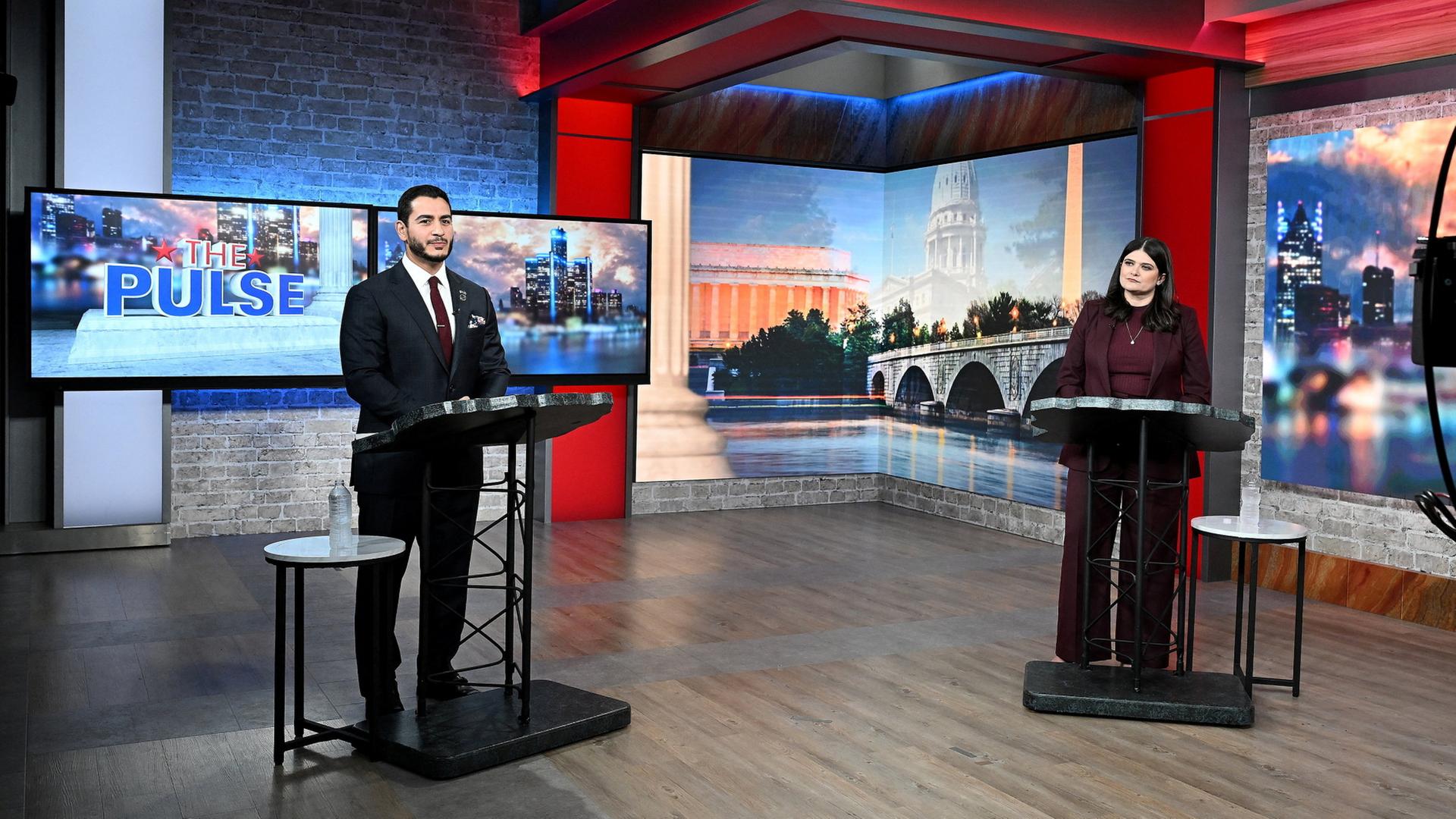 TV-Debatte mit El-Sayed und Stevens vor der Vorwahl in Michigan (USA) | via REUTERS