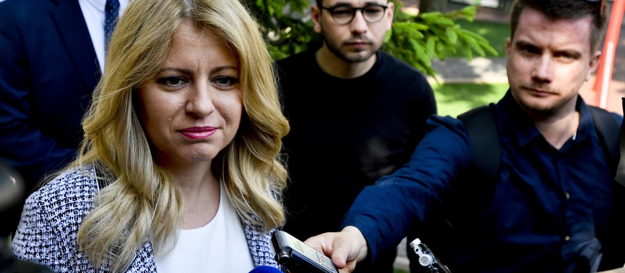 Die neu gewählte Präsidentin der Slowakei, Zuzana Caputova