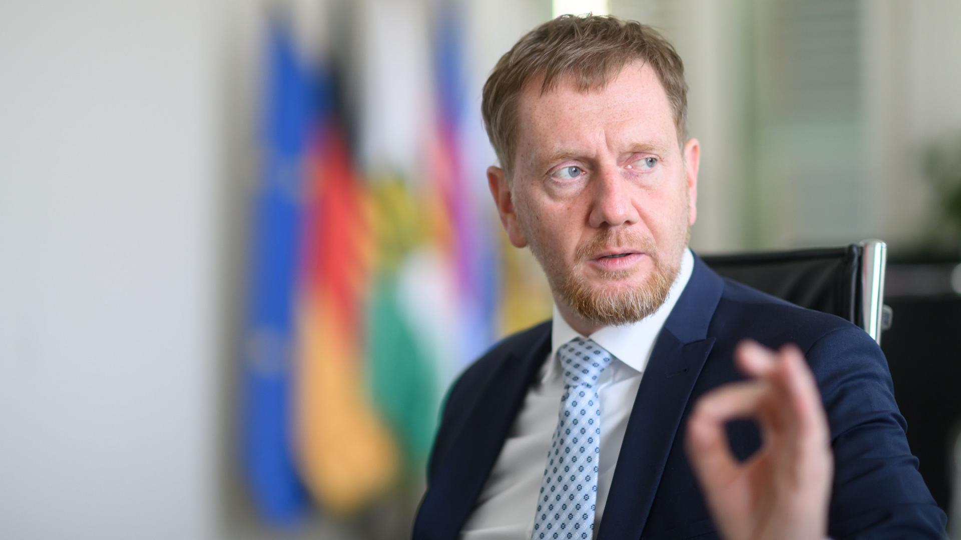 Michael Kretschmer | Robert Michael/dpa