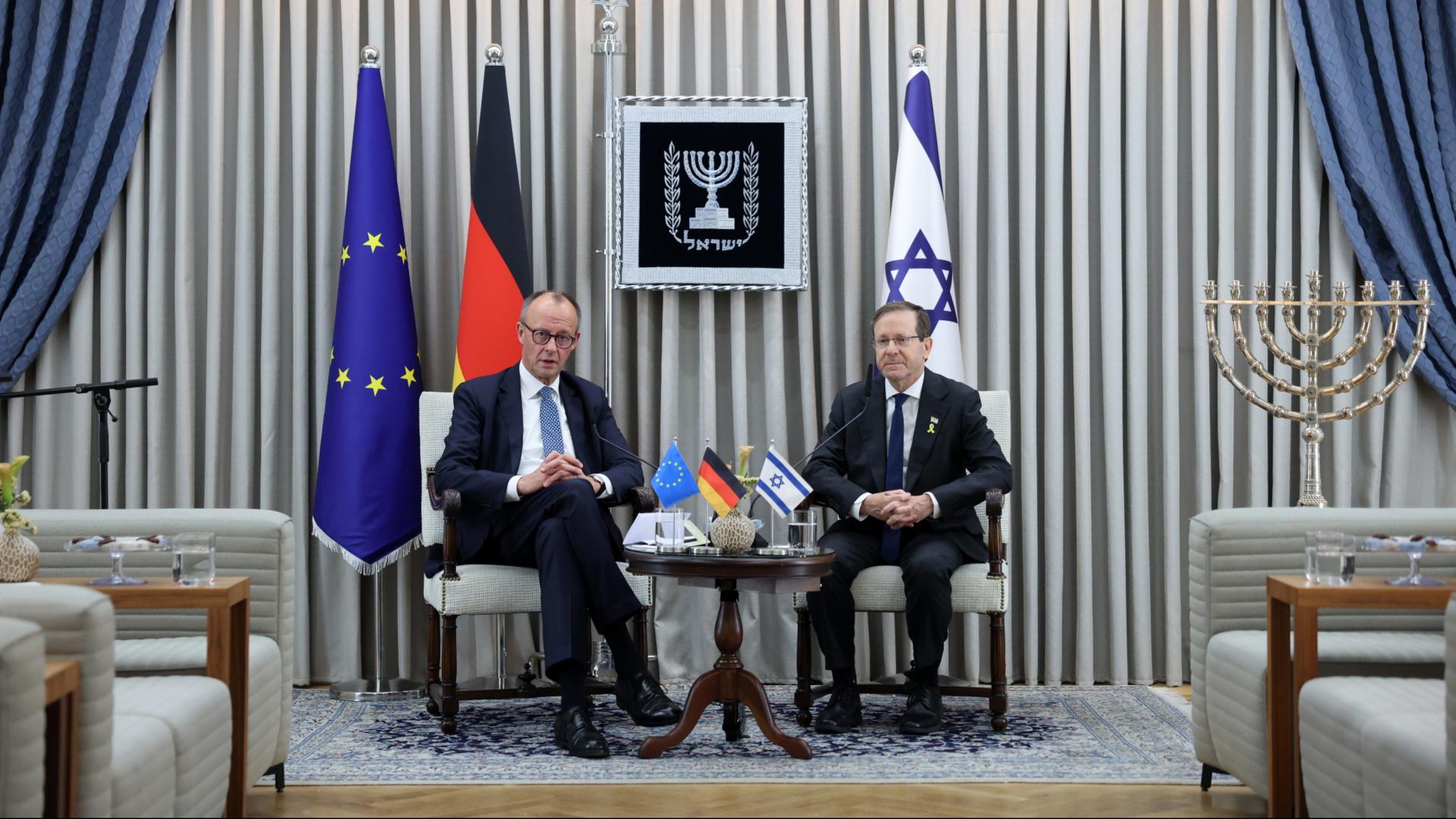 Besuch in Nahost: Merz wirbt für Zweistaatenlösung Besuch in Nahost: Merz wirbt für Zweistaatenlösung