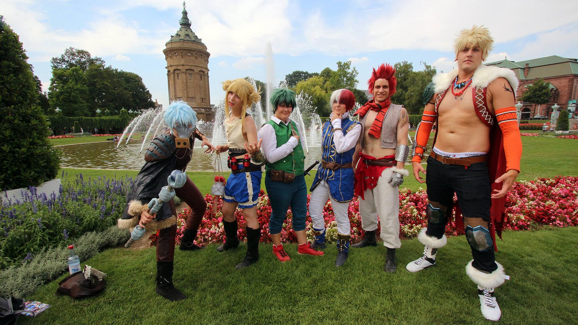 Treffen von Manga-Fans und Anhängern der J-Culture im Rosengarten Mannheim. (Archivbild: 04.08.2018) | imago/Ralph Peters