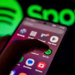 Spotify-App auf einem Smartphone.