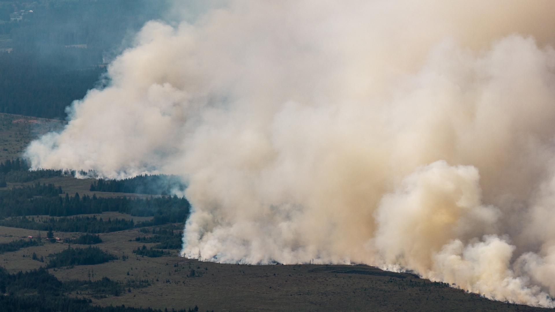 Feuerwehr Monschau zieht "rote Linie" wegen Brand im Hohen Venn