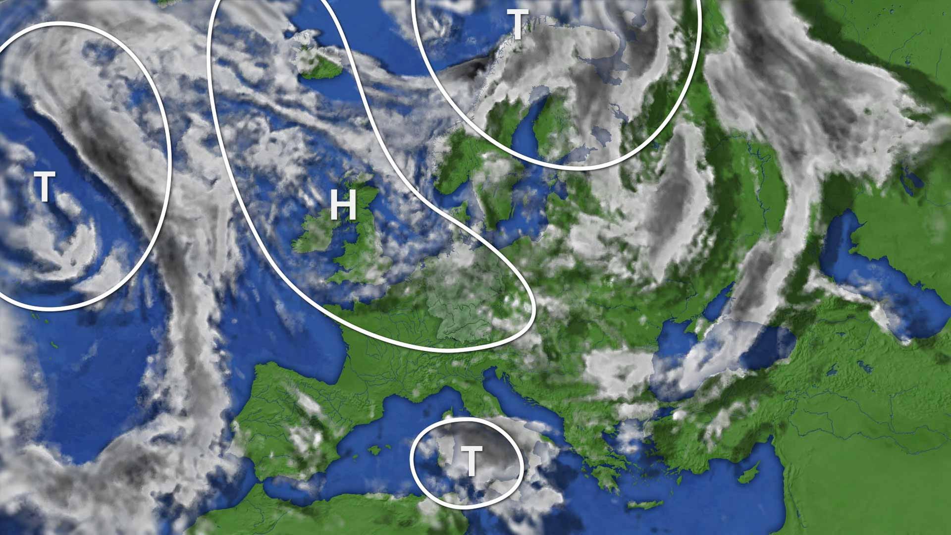 Wolkenbild Europa | hr