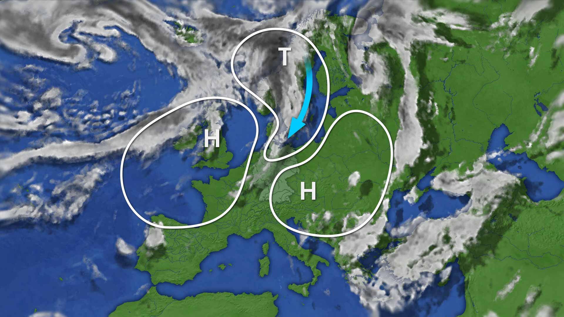 Wolkenbild Europa | hr