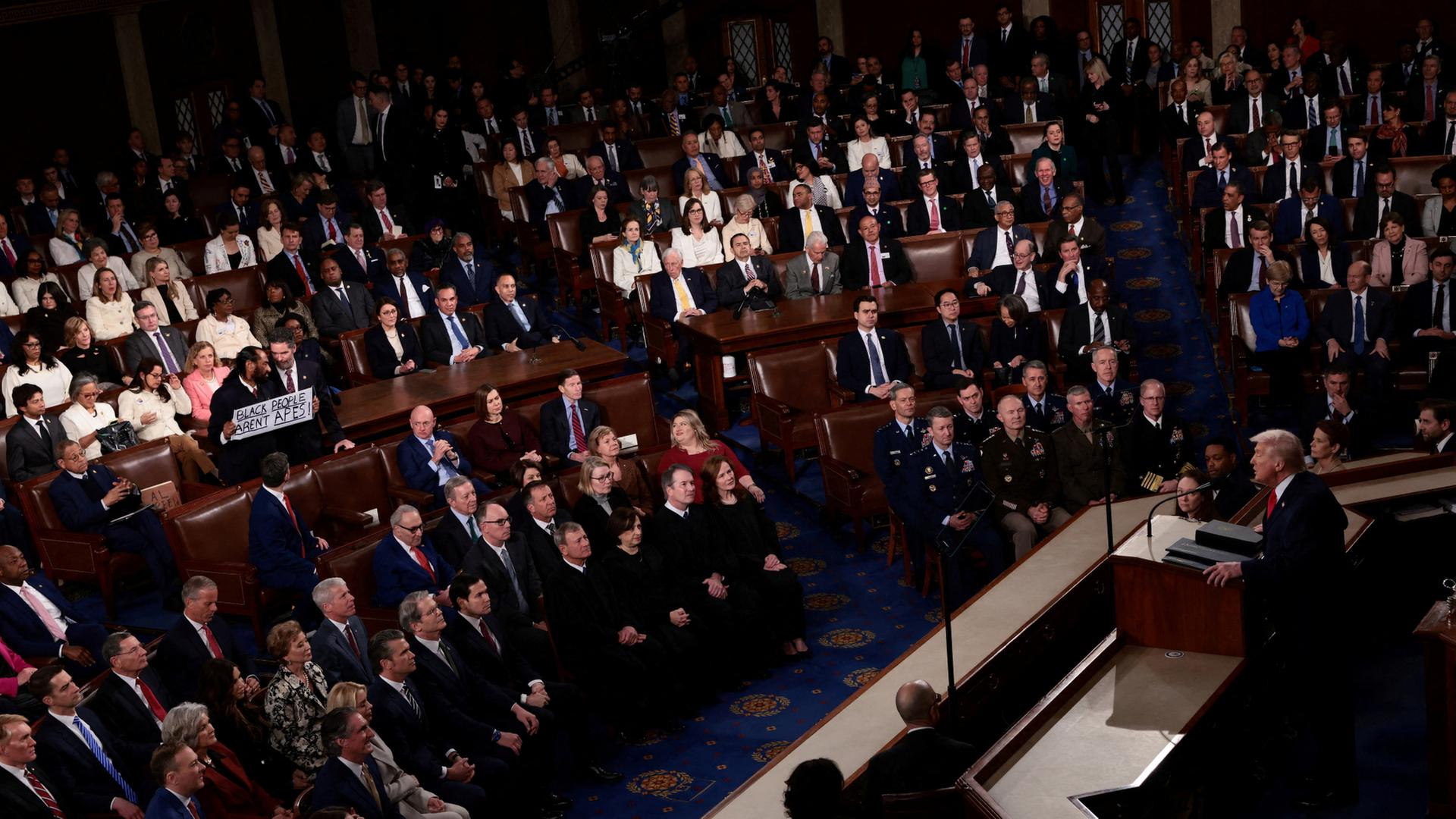 Trumps Rede im US-Kongress | REUTERS