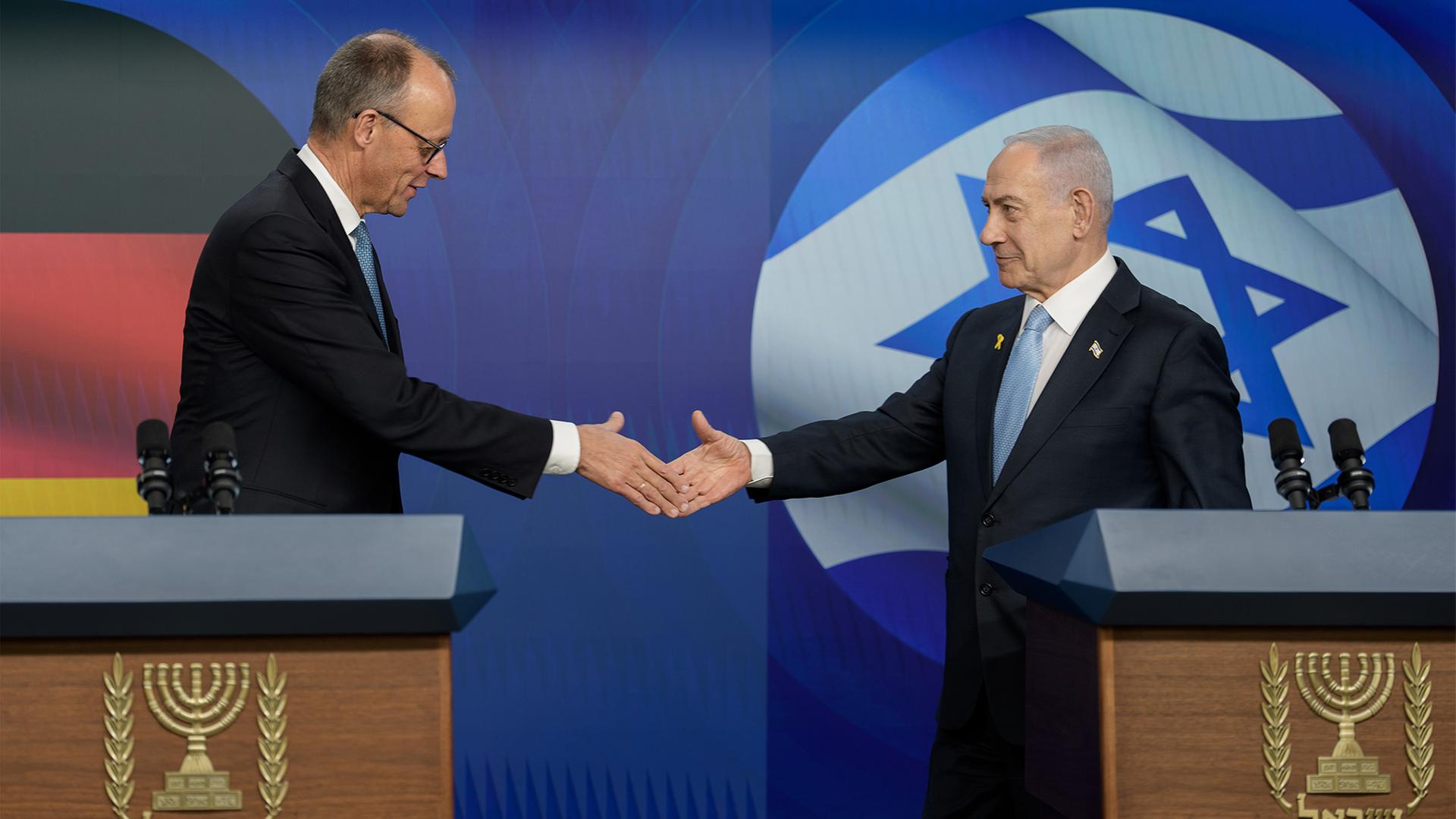 Merz trifft Netanjahu - vereint und doch uneins