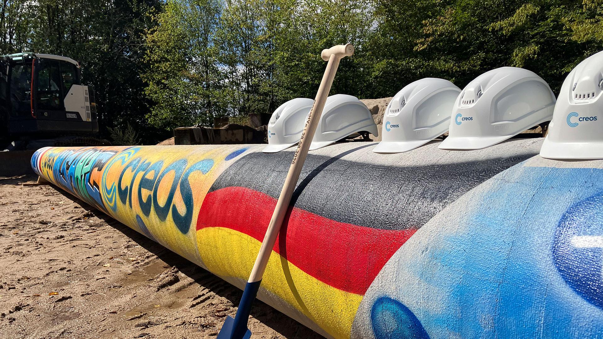 Bau der Wasserstoff-Pipeline zur Dillinger Hütte ist gestartet