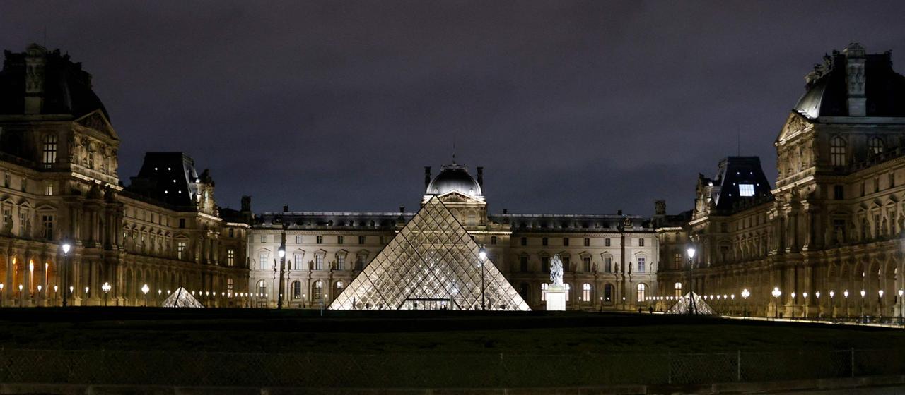 Das Louvre-Museum in Paris