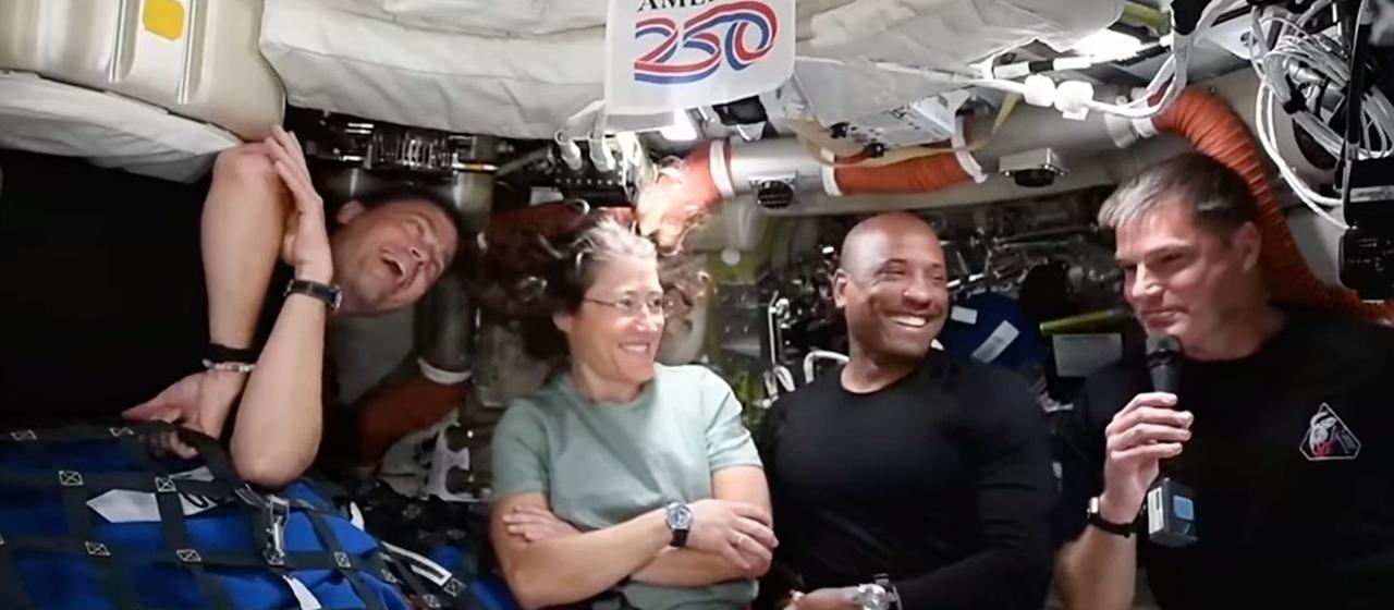 Die Crew der Artemis-II.