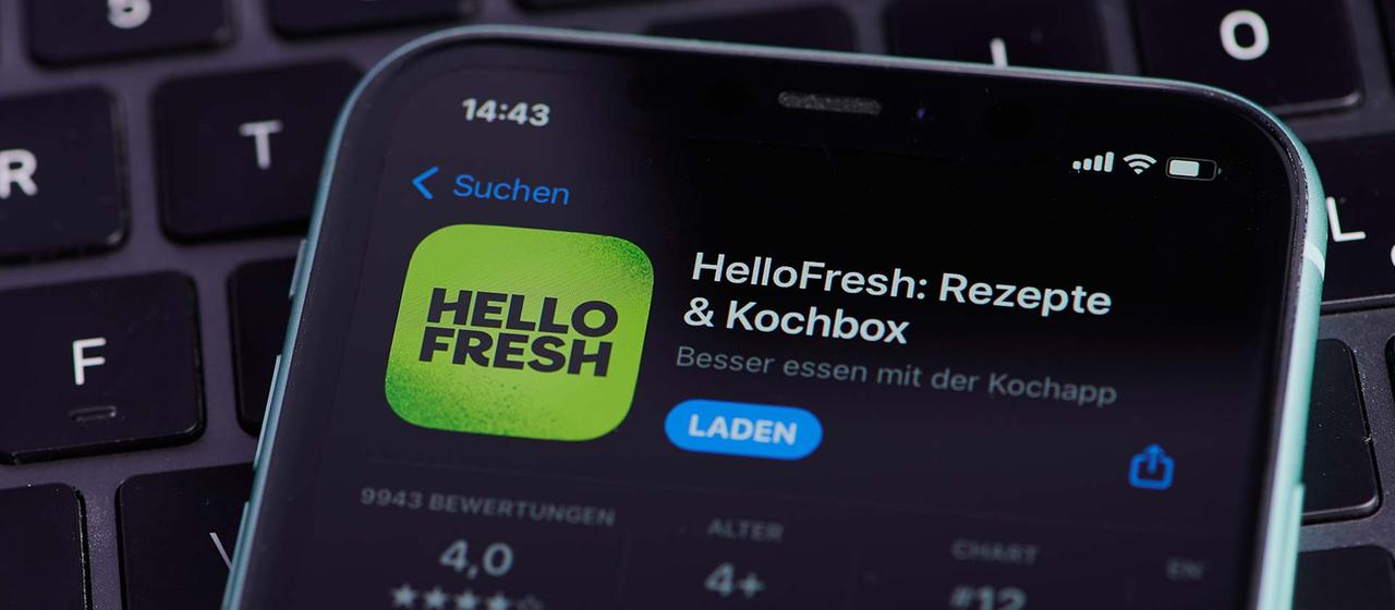 Hello Fresh App.