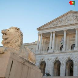 Das Parlamentsgebäude in Lissabon.