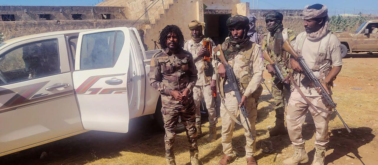 RSF-Mitglieder in El-Fasher, Sudan.