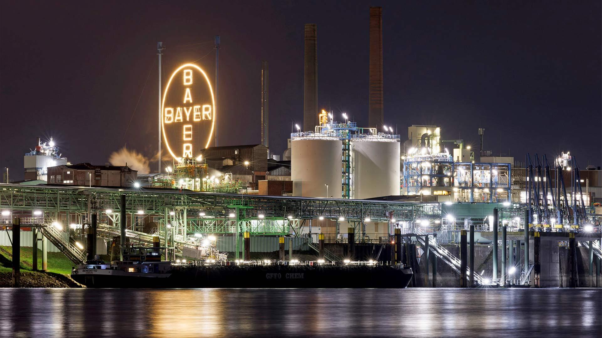 Bayer-Werk im Chemiepark Leverkusen. | picture alliance / Panama Pictur